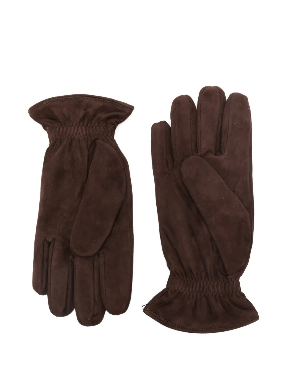 Orciani ruched gloves - Bruin