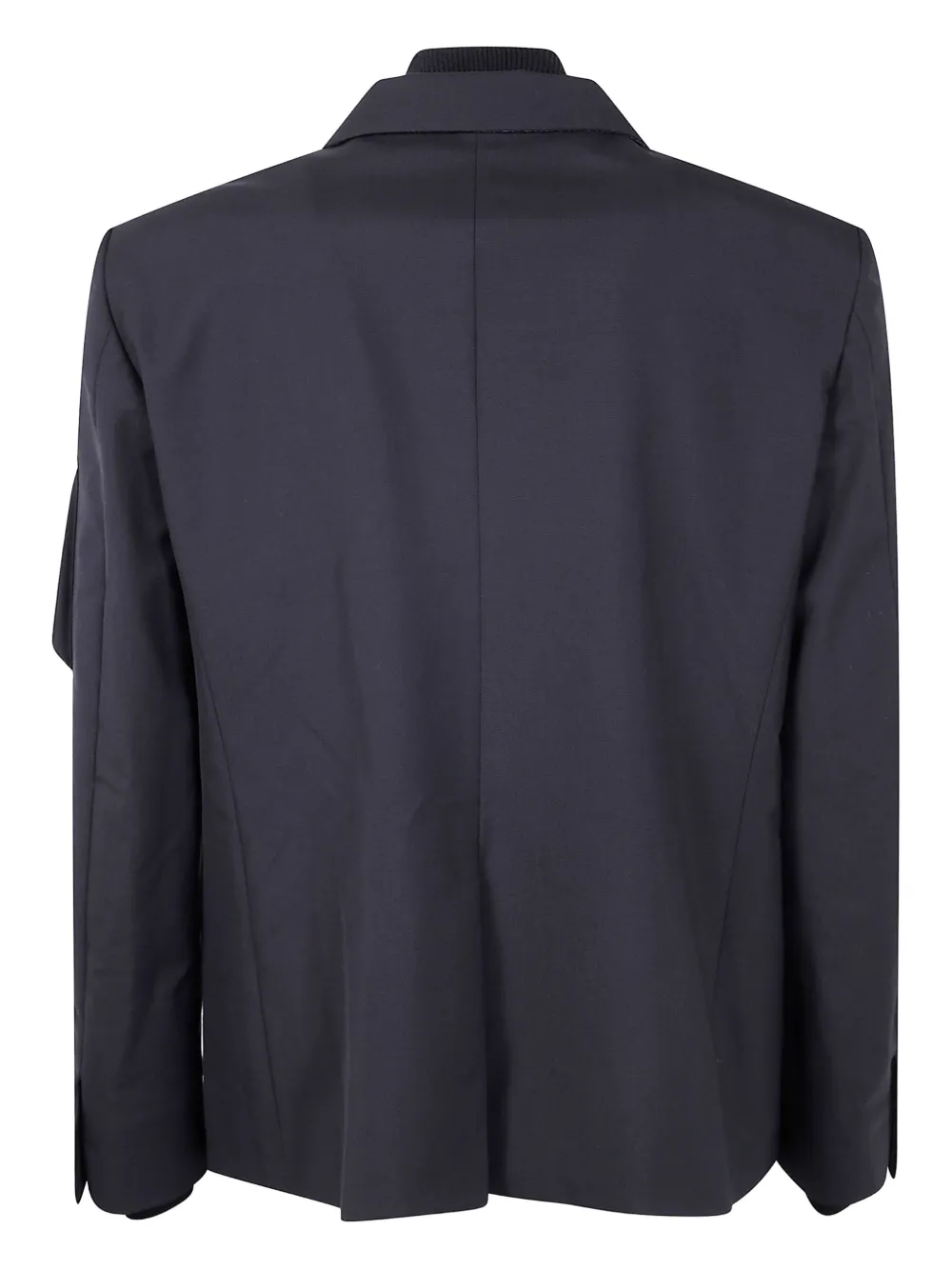 sacai Jack met ritsdetail en twee knopen Zwart