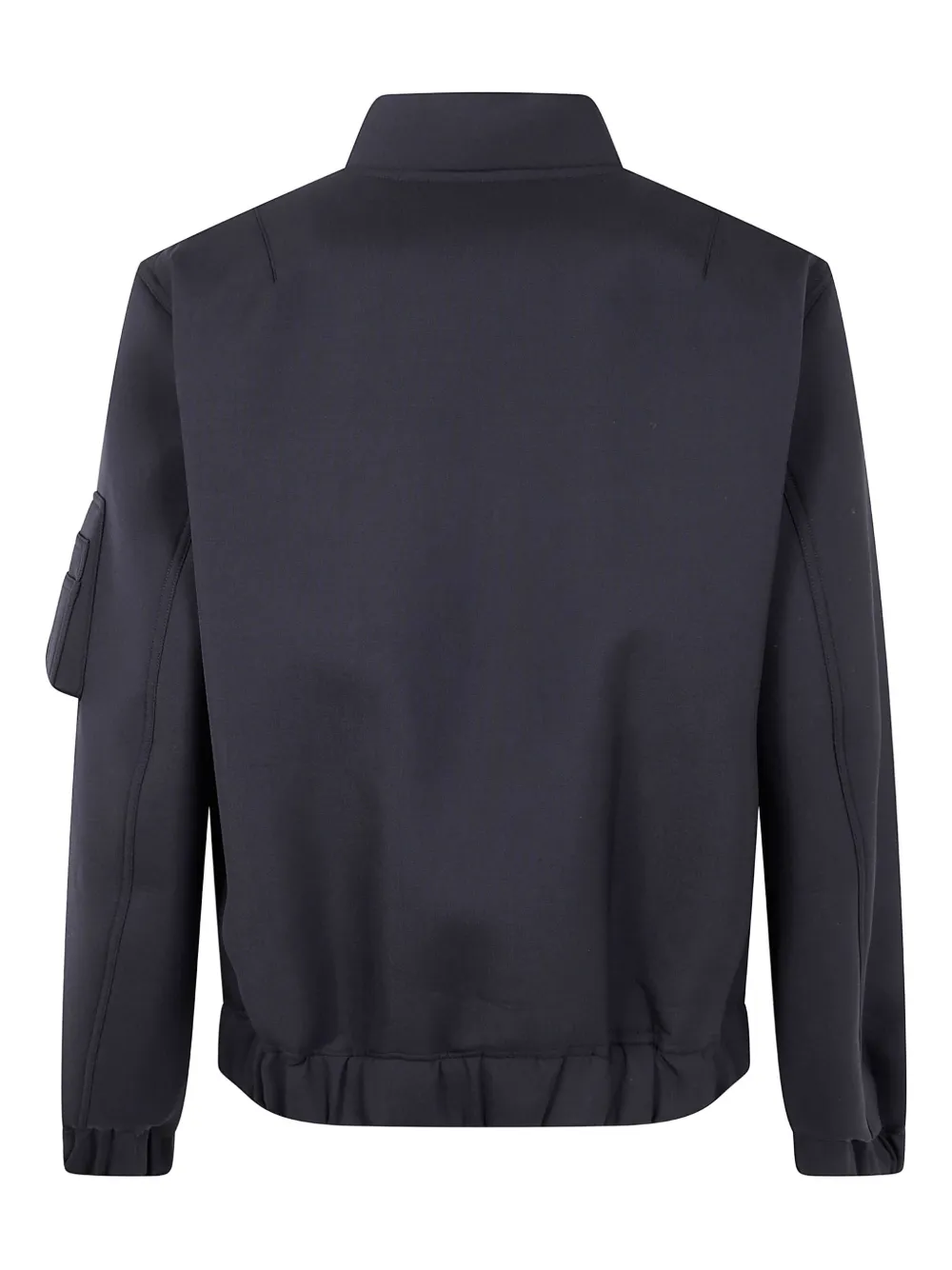 sacai Bomberjack met rits en zak Zwart