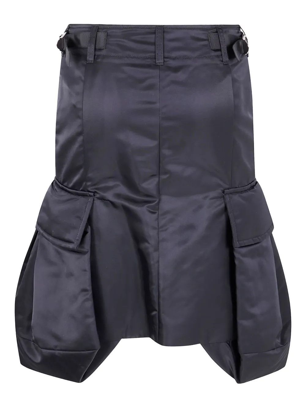 Sacai cargo-pocket straight skirt Zwart
