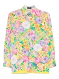 Versace Pre-Owned 1990s floral-print shirt - Yellow