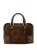 Loewe Pre-Owned 1990-2025 Suede Amazona 28 handbag - Brown