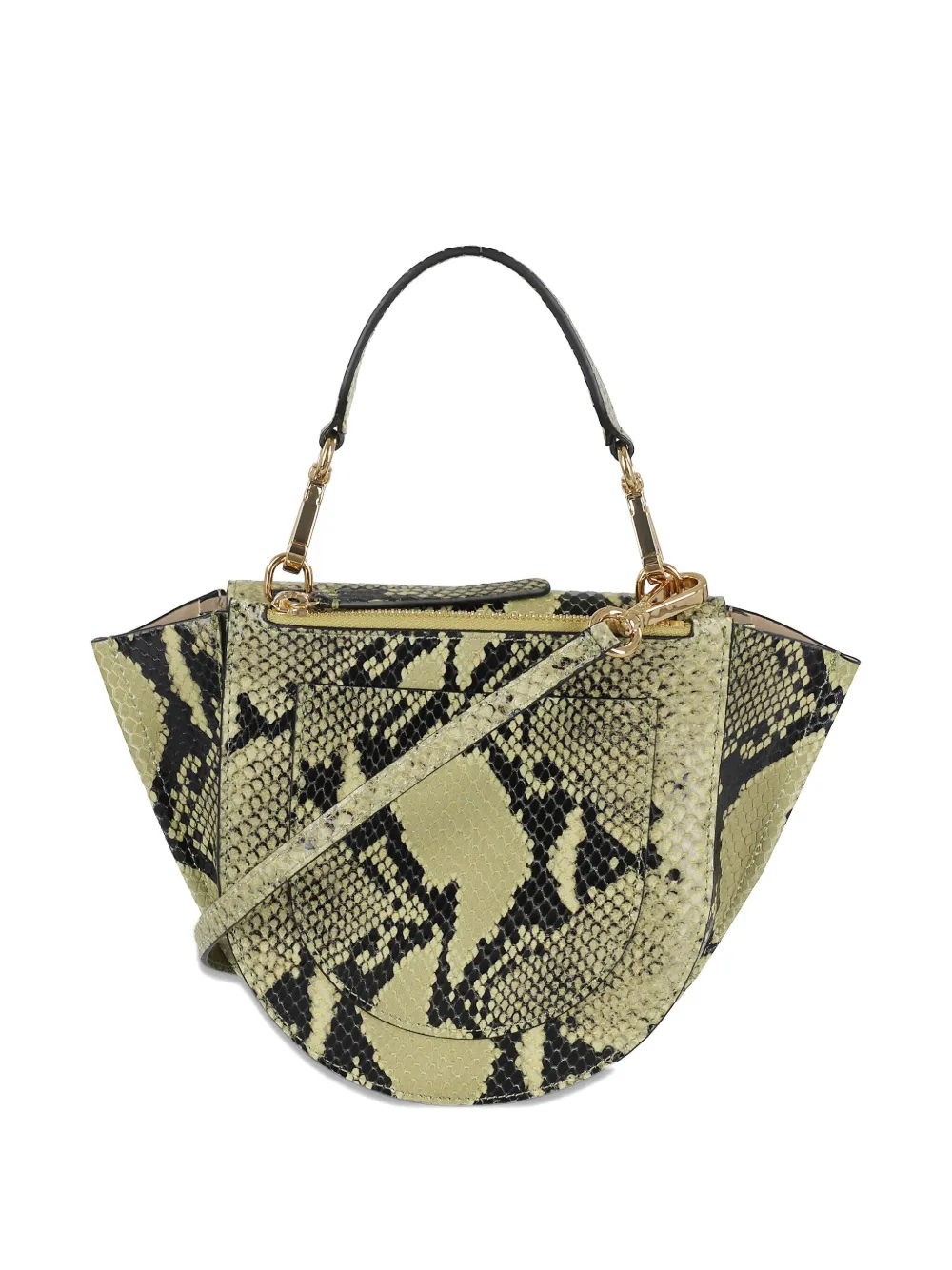 Wandler mini Hortensia python-print cross body bag Beige