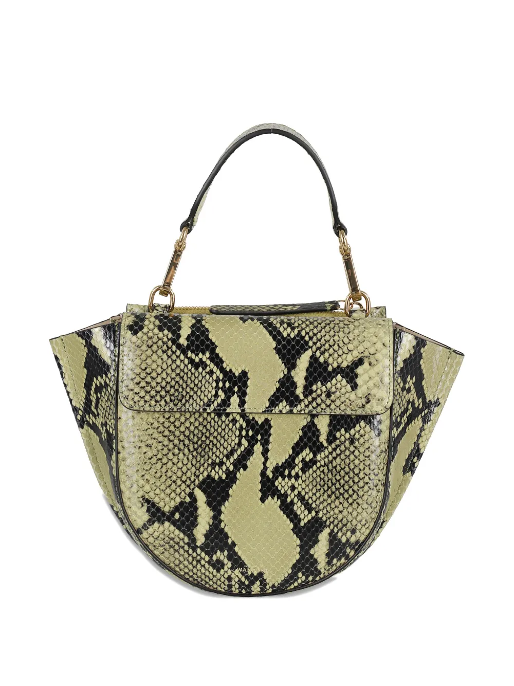 Wandler mini Hortensia python-print cross body bag Beige