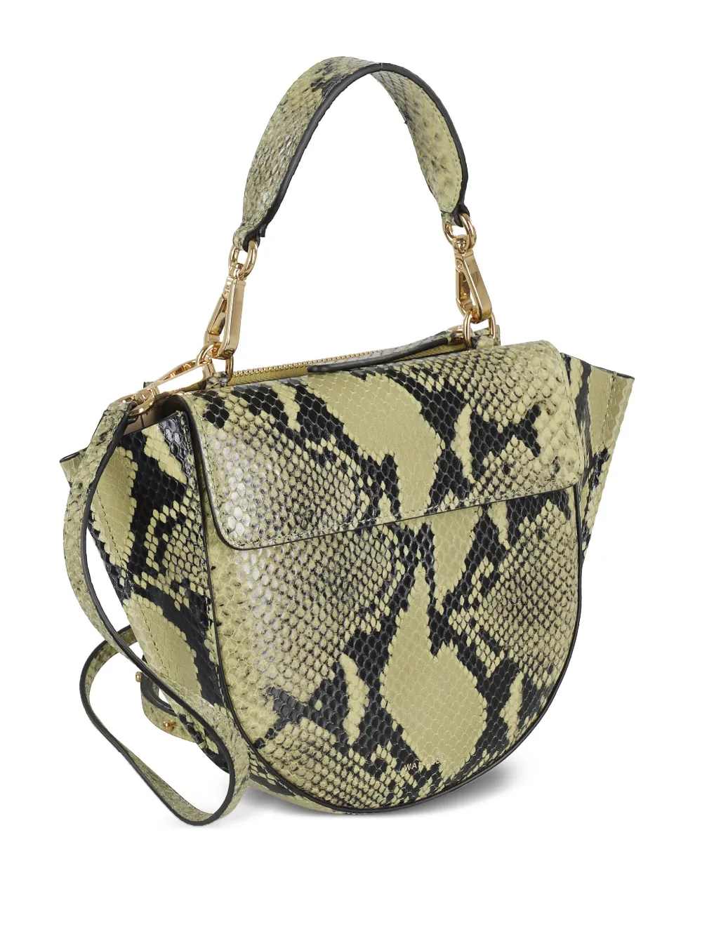 Wandler mini Hortensia python-print cross body bag Beige