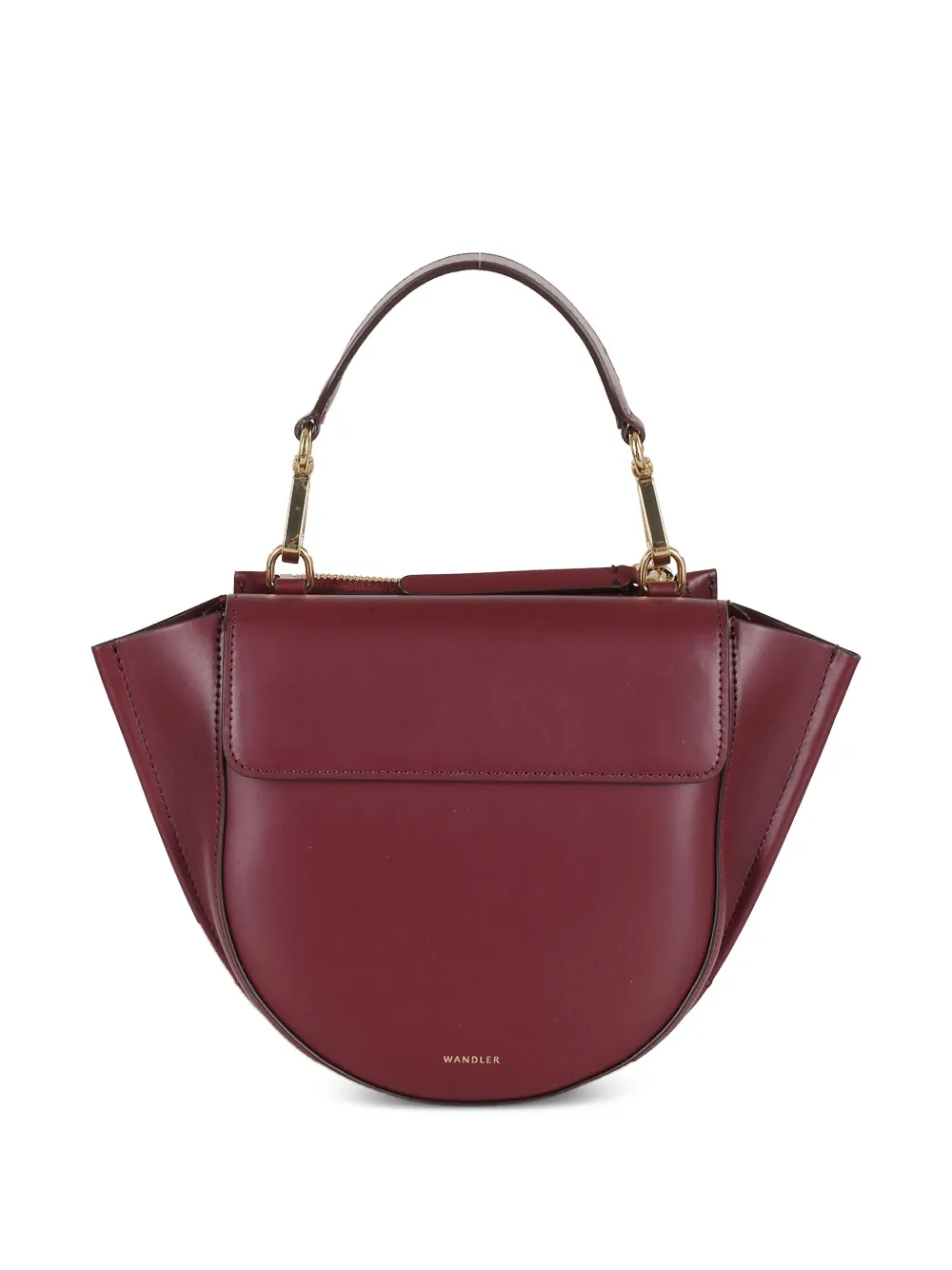 Wandler Mini Hortensia Top-handle Cross Body Bag In Red