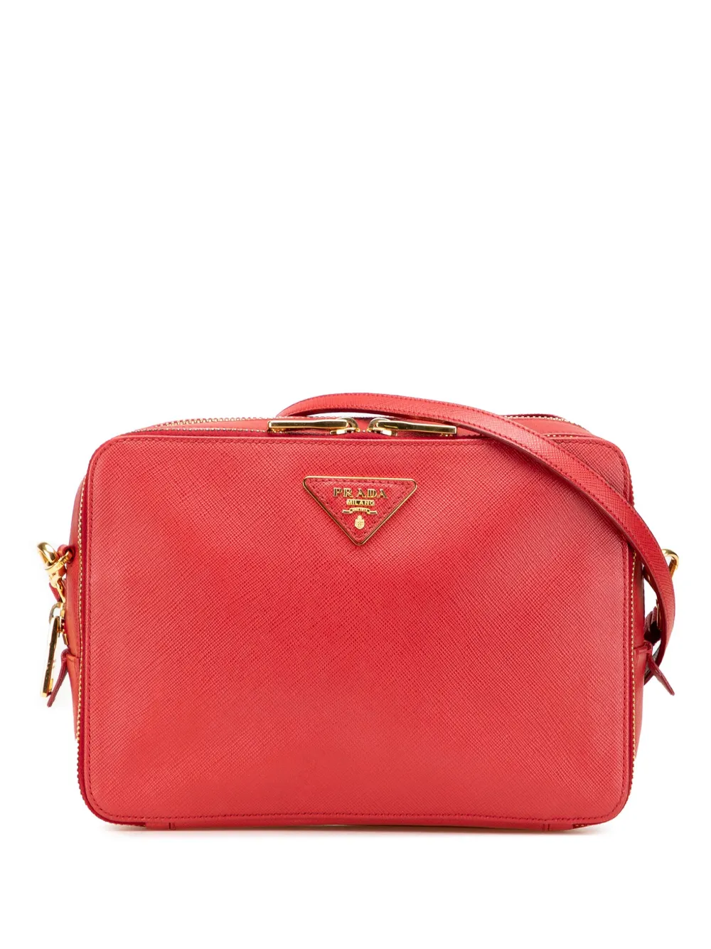 2013-2025 Saffiano Double Zip crossbody bag
