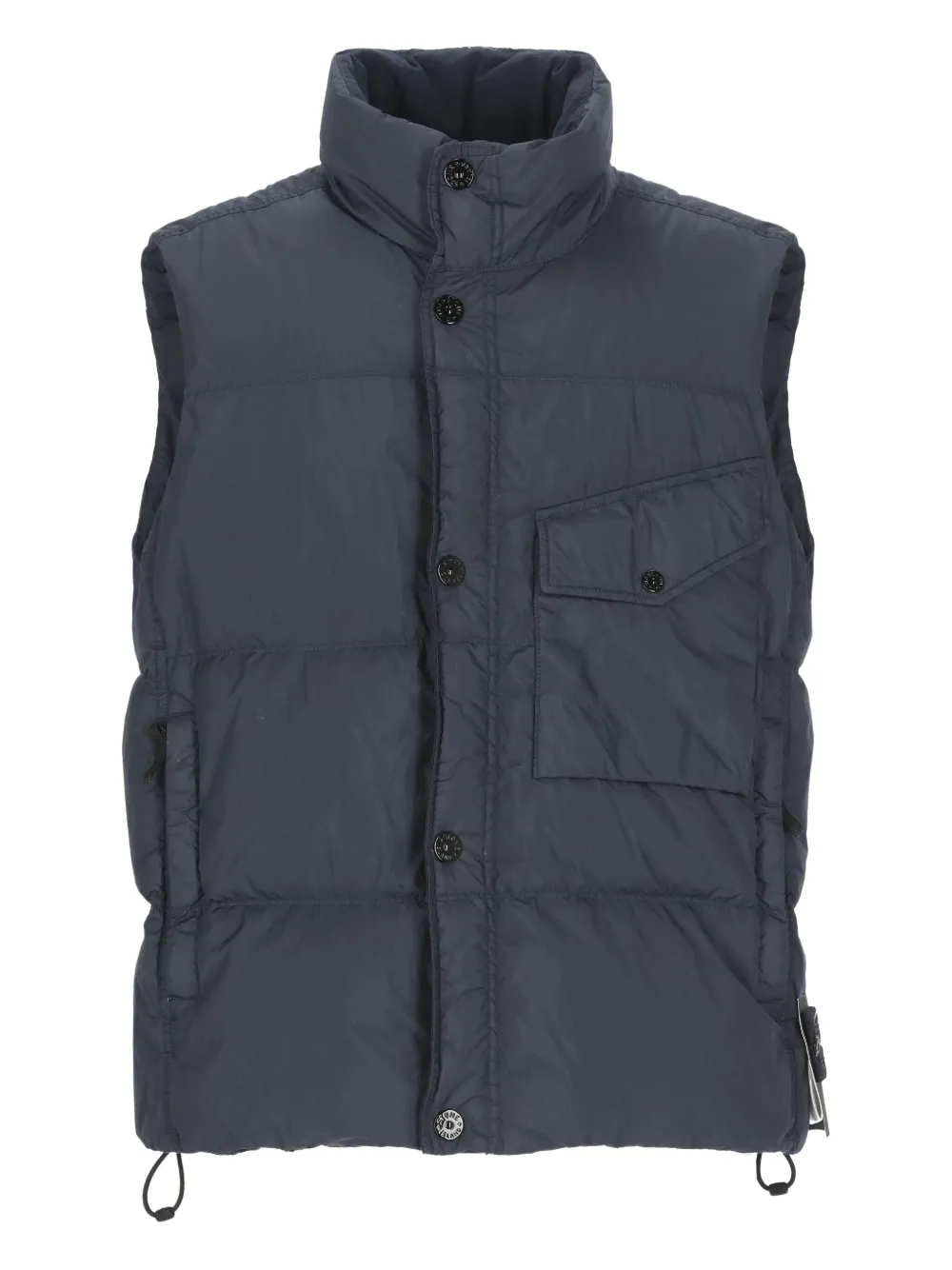Stone Island Spencer met logopatch Blauw
