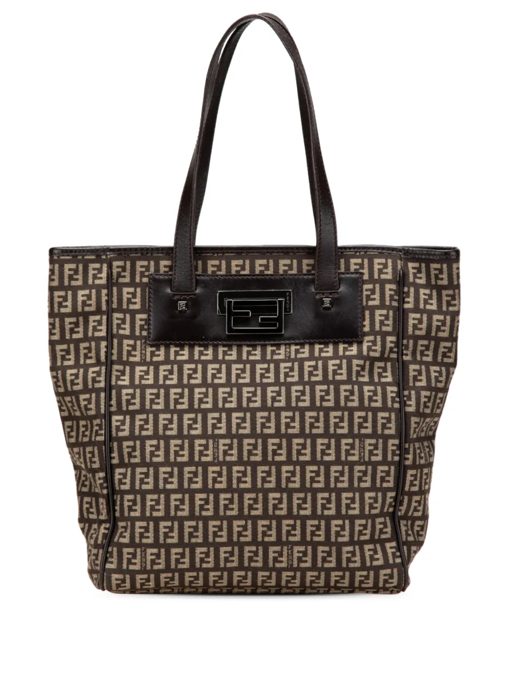 Fendi Pre-Owned 2000-2010 Zucchino Canvas tote bag | Brown | Image 1