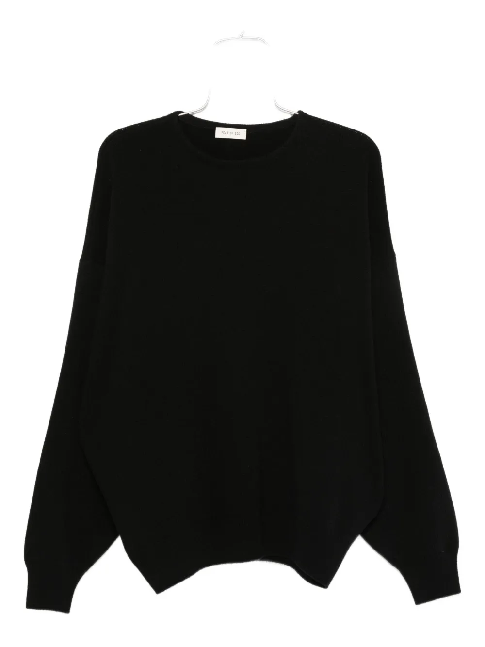 Fear Of God crew-neck wool sweater Zwart