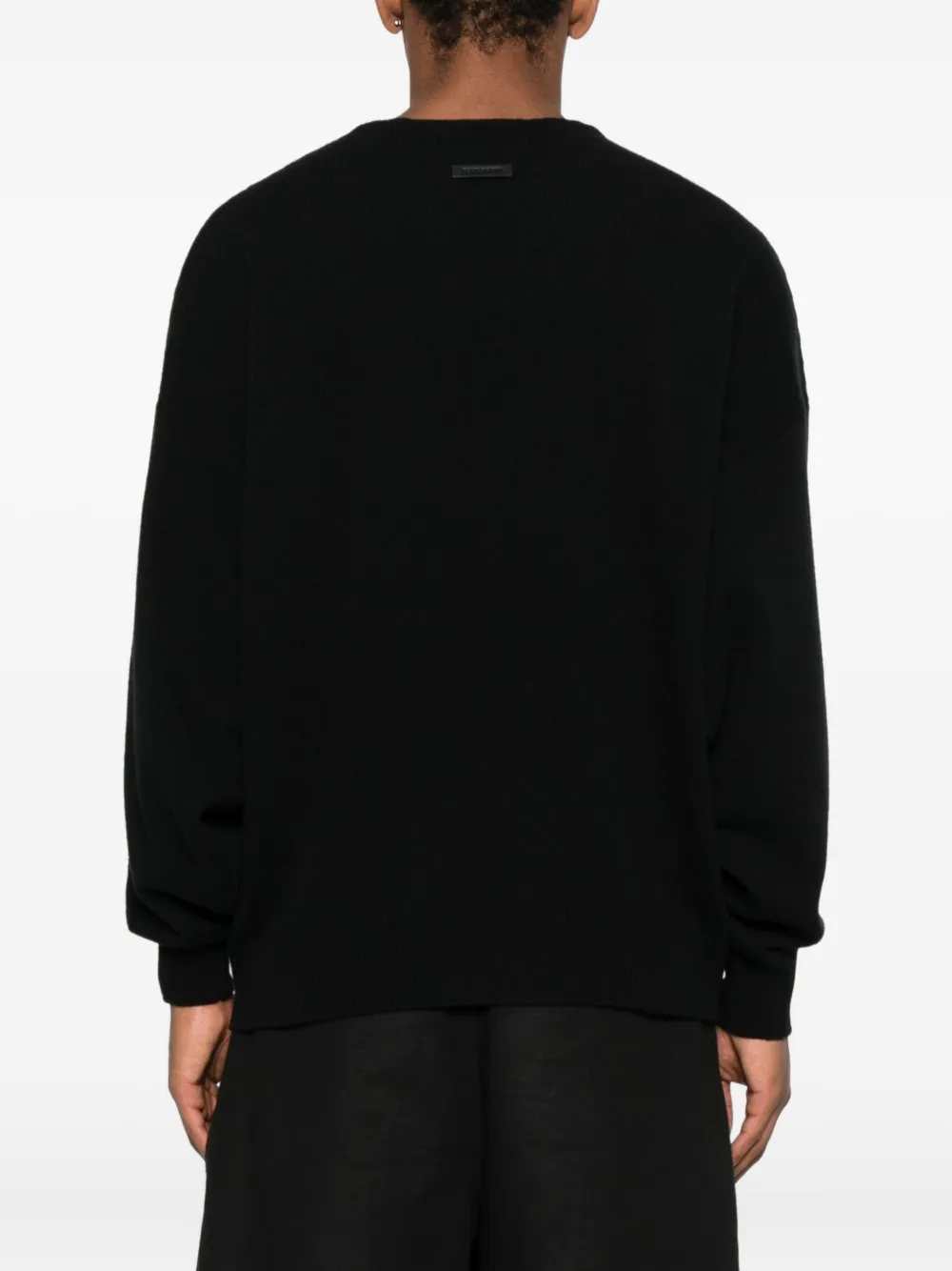 Fear Of God crew-neck wool sweater Zwart