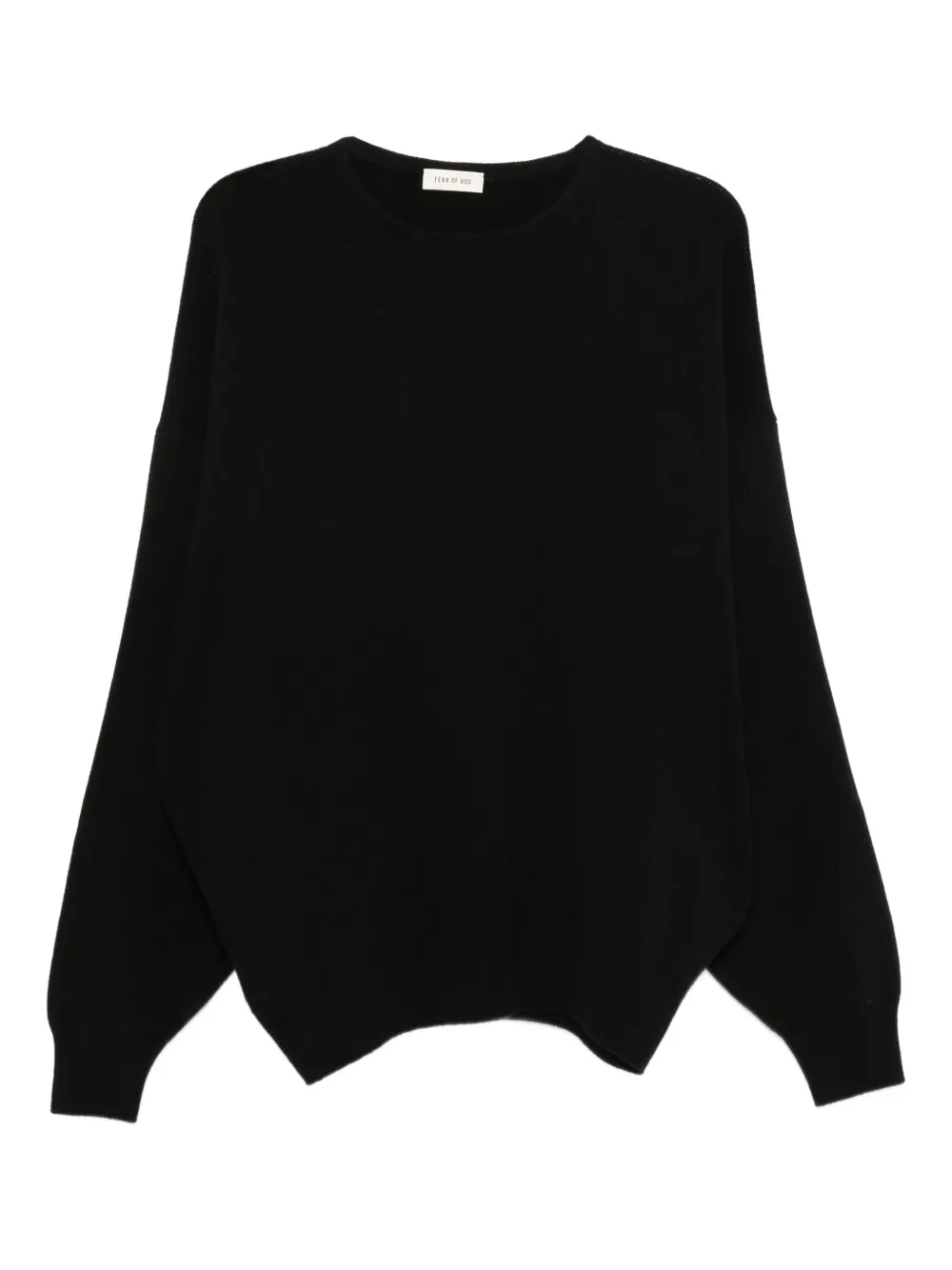 Fear Of God crew-neck wool sweater | Black | Image 1