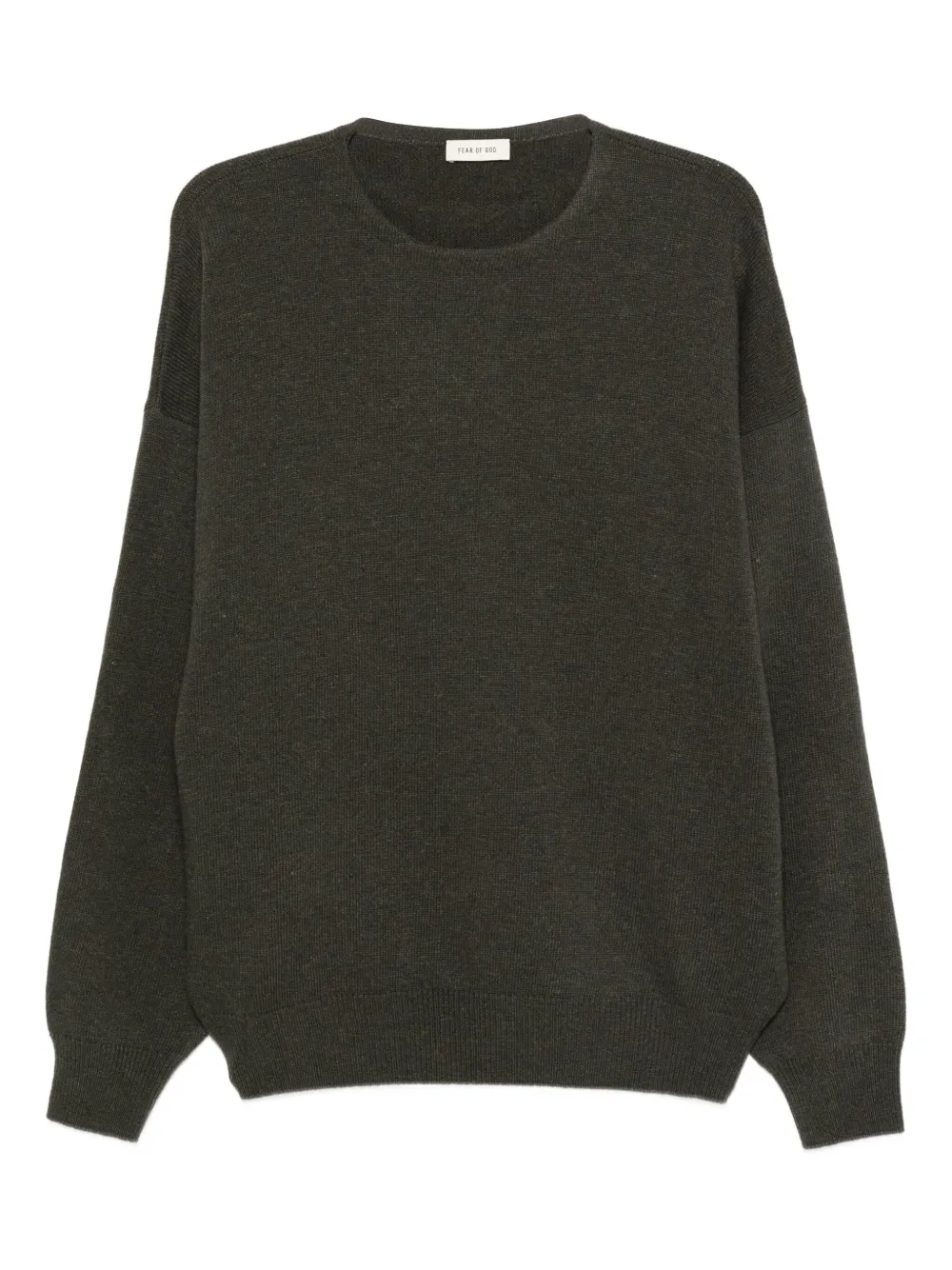 Fear Of God crew-neck wool sweater | Green | Image 1