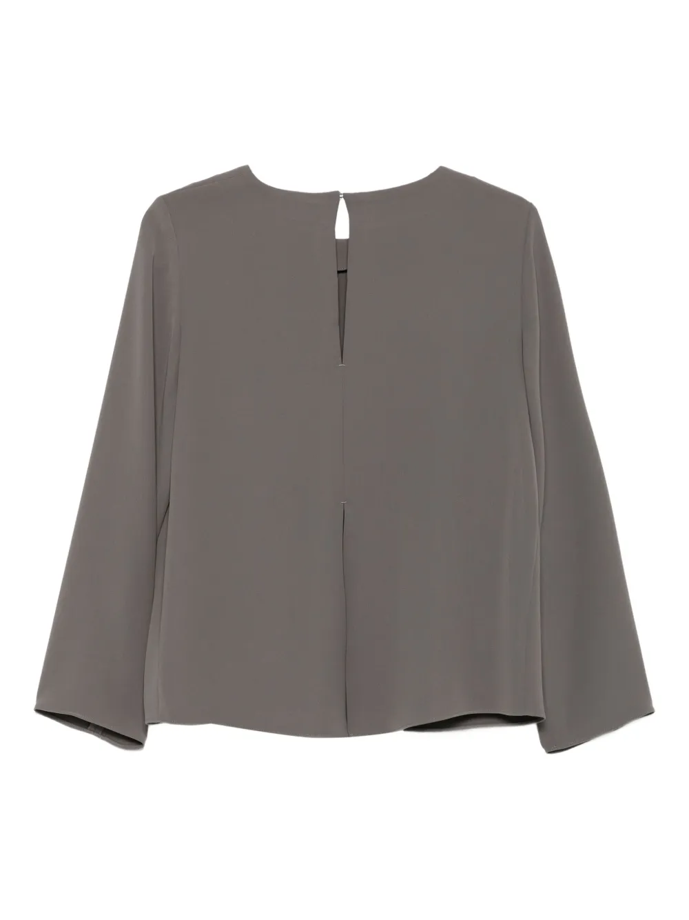 P.A.R.O.S.H. Top met lange mouwen en keyhole rug Grijs