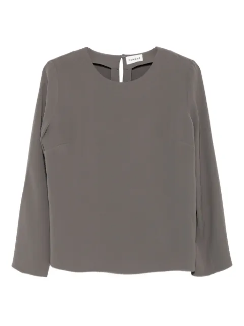 P.A.R.O.S.H. keyhole-back long-sleeve top