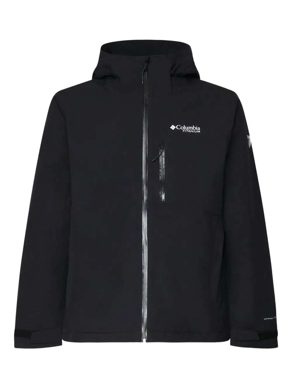 Columbia logo-print hooded jacket | Black | Image 1
