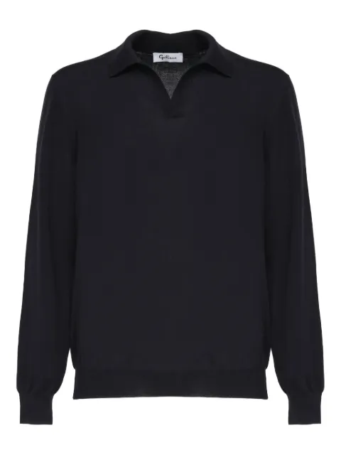 John Galliano V-neck ribbed-hem sweater