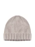 John Galliano ribbed wool beanie - Neutrals