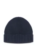 John Galliano ribbed wool beanie - Blue