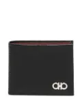 Ferragamo Gancini-logo leather wallet (set of three) - Black
