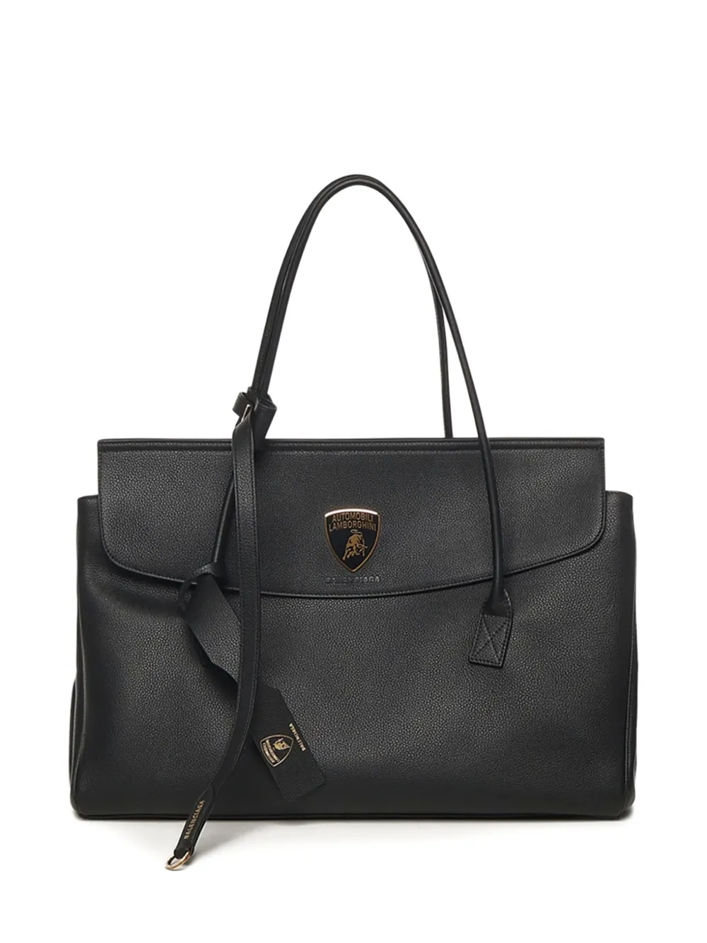 Balenciaga Automobili Lamborghini Carrie Carry tas Zwart