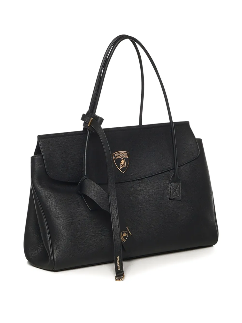 Balenciaga Automobili Lamborghini Carrie Carry tas Zwart