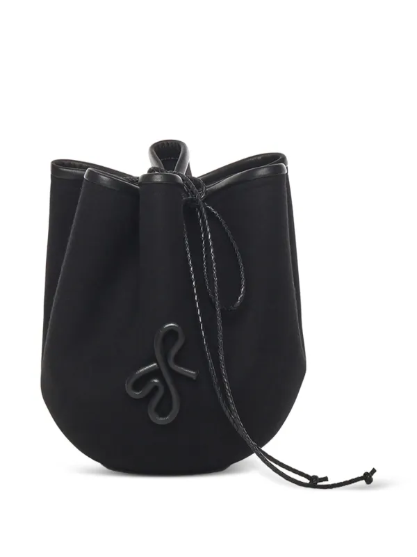 RUSLAN BAGINSKIY ベイカーボーイハット Ruslan Baginskiy モノグラム ベイカーボーイハット | ブラック