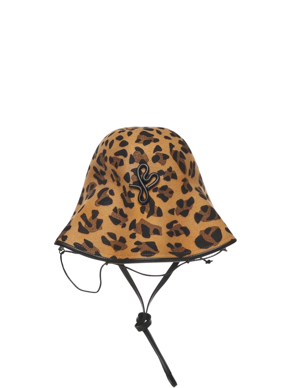 Ruslan Baginskiy leopard-print drawstring bucket hat | Brown | Image 1