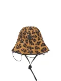 Ruslan Baginskiy leopard-print drawstring bucket hat - Brown