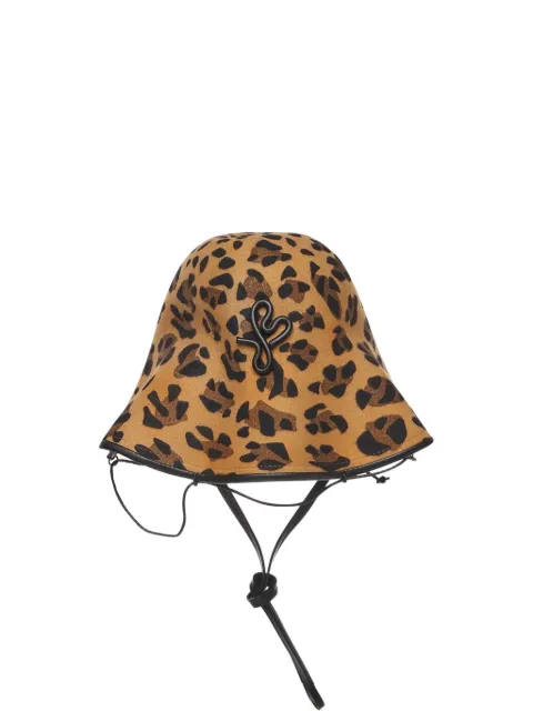 Ruslan Baginskiy leopard-print drawstring bucket hat