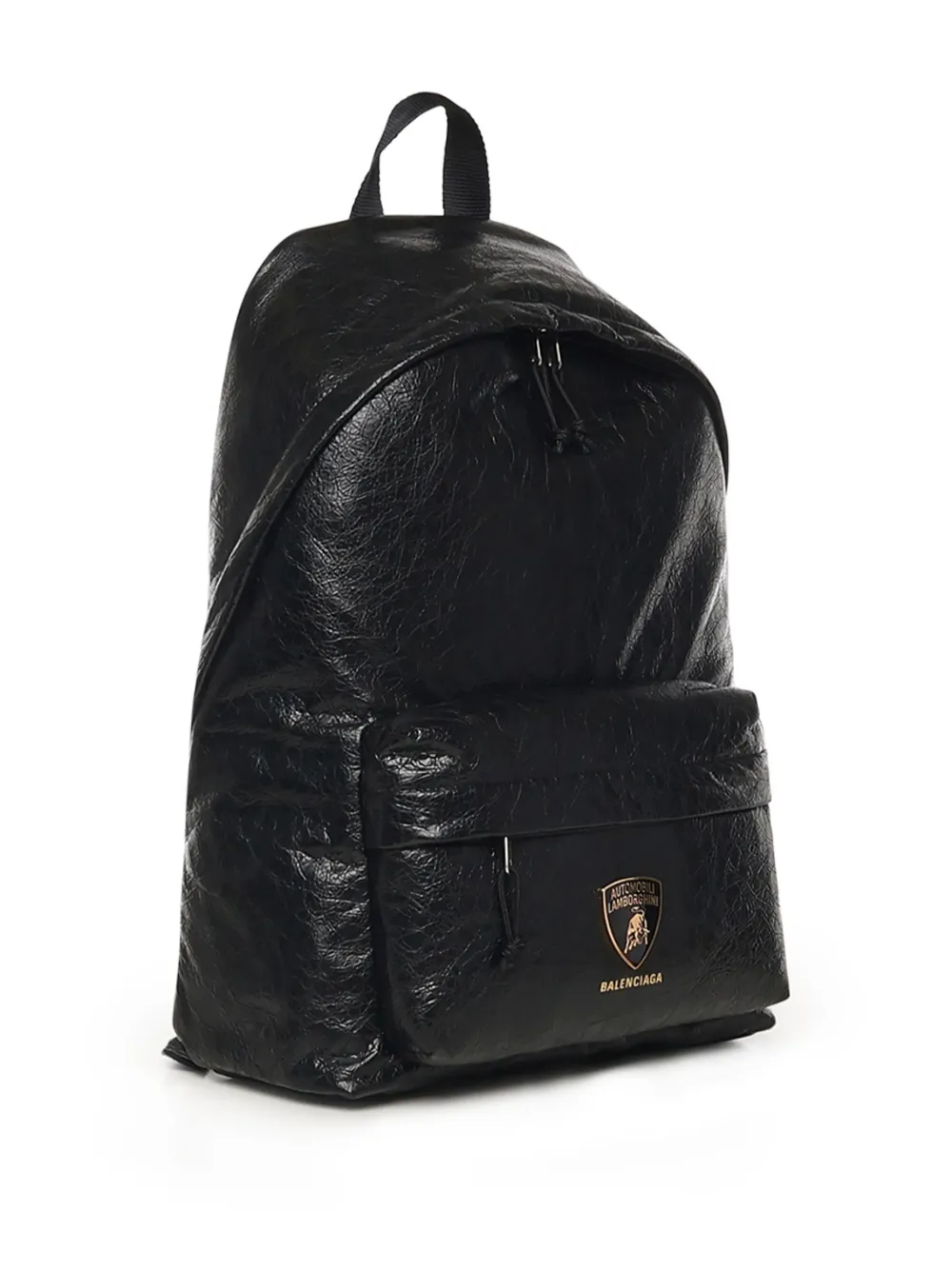 Balenciaga x Automobili Lamborghini Explorer leren rugzak Zwart