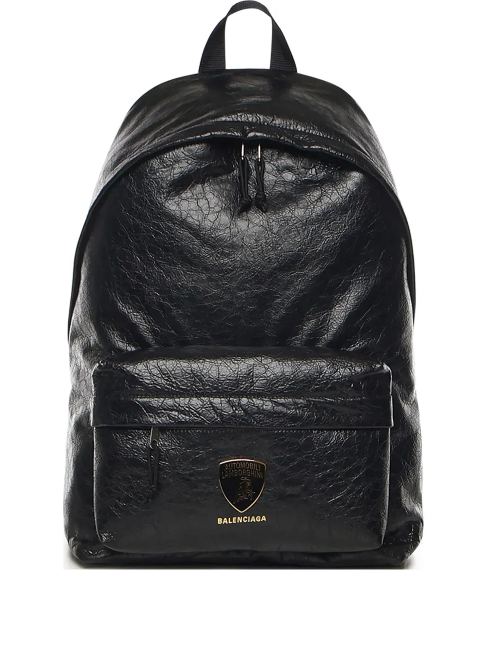 Balenciaga x Automobili Lamborghini Explorer leather backpack Zwart