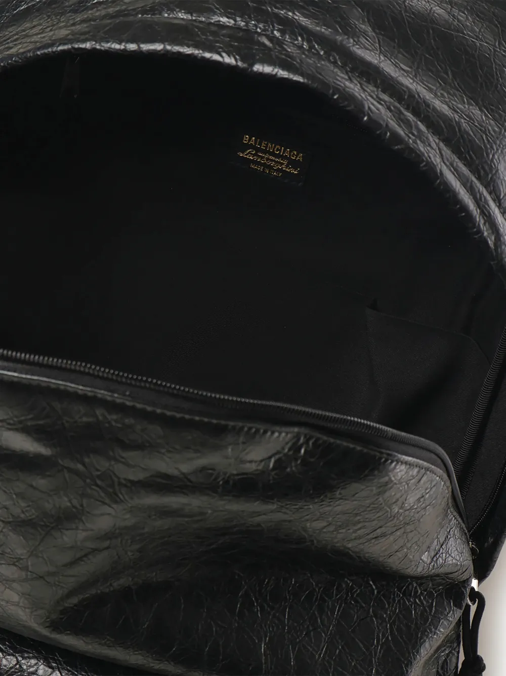 Balenciaga x Automobili Lamborghini Explorer leren rugzak Zwart