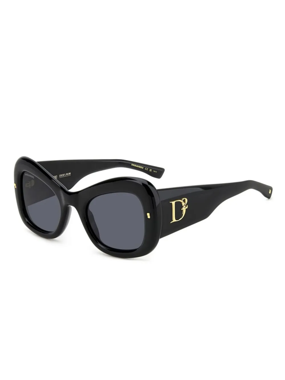 DSQUARED2 square-frame sunglasses Zwart