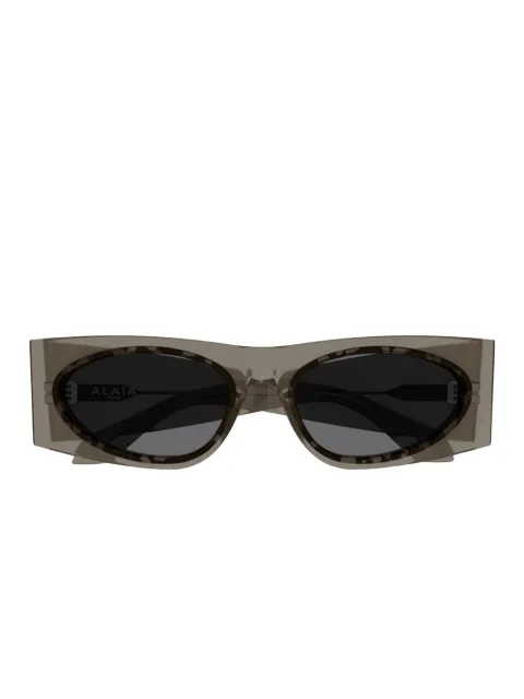 Alaïa oval-frame sunglasses