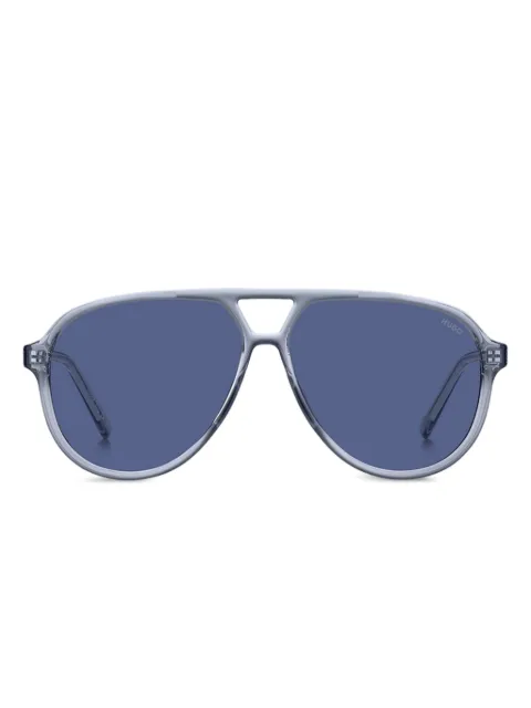 HUGO lentes de sol estilo piloto