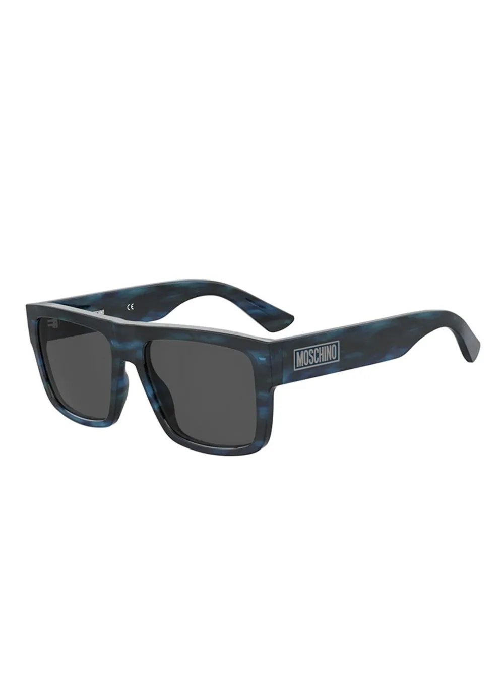 Moschino square sunglasses Blauw