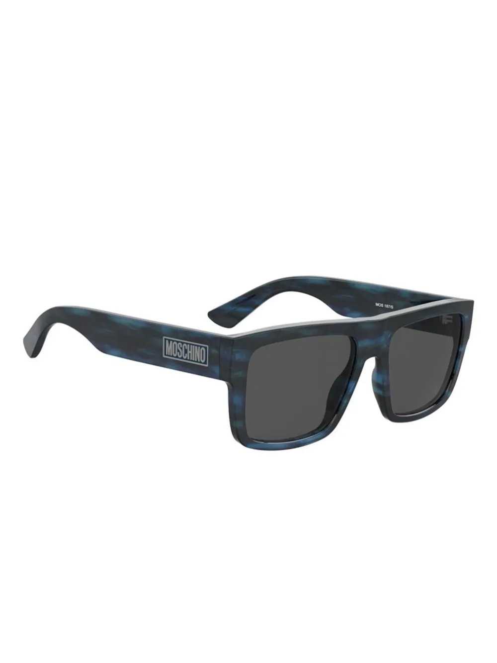 Moschino square sunglasses Blauw