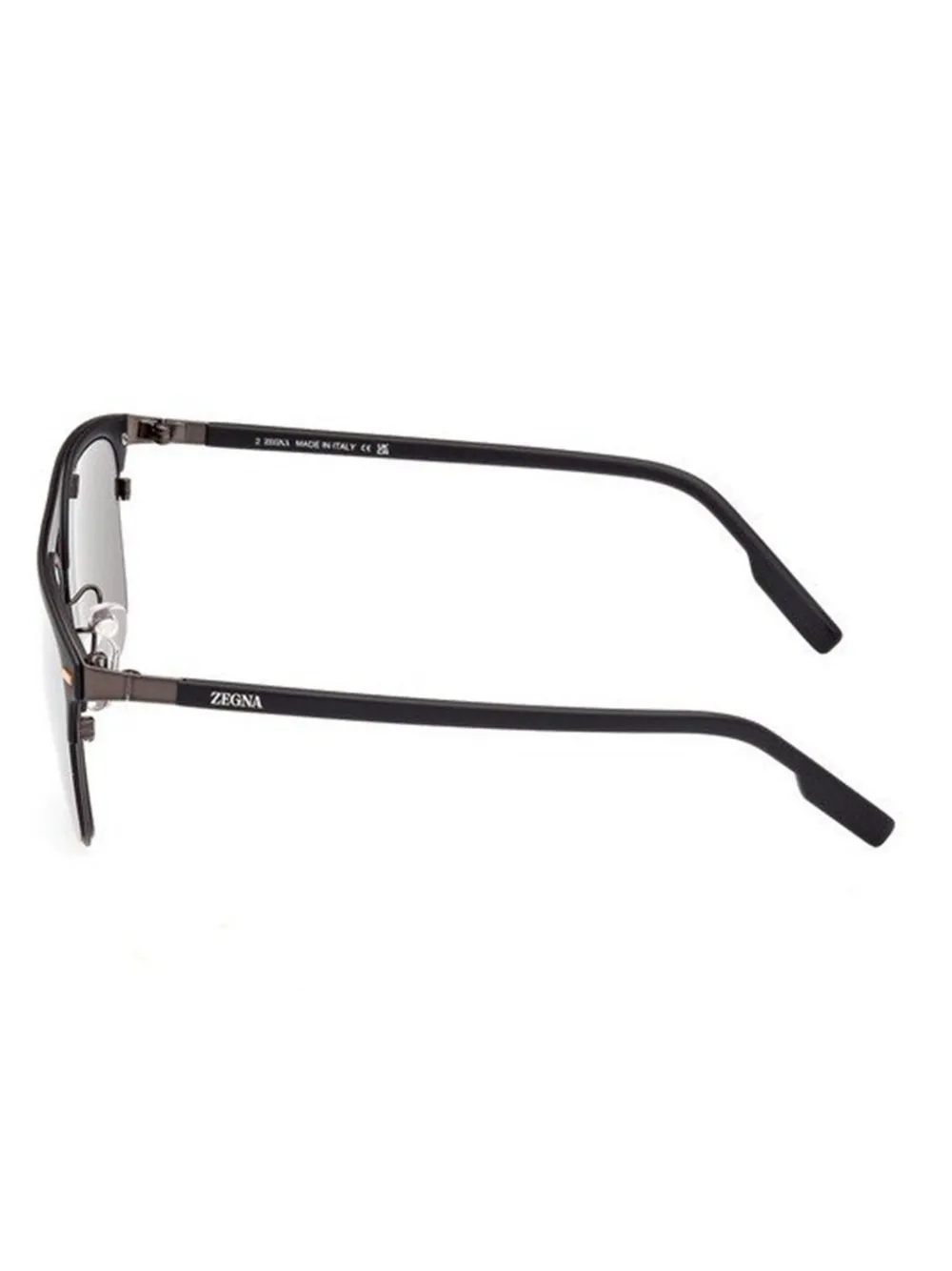 Zegna matte square sunglasses Zwart