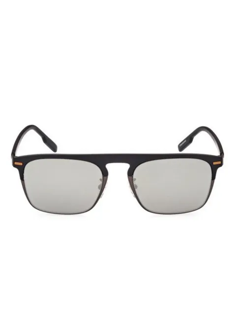 Zegna matte square sunglasses
