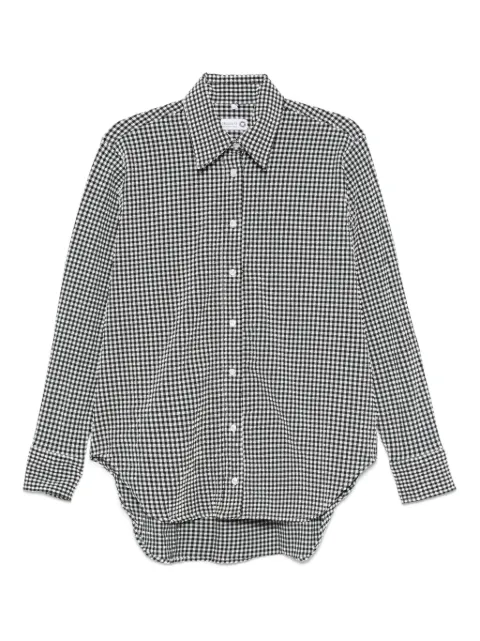 Hunza G chemise à carreaux vichy