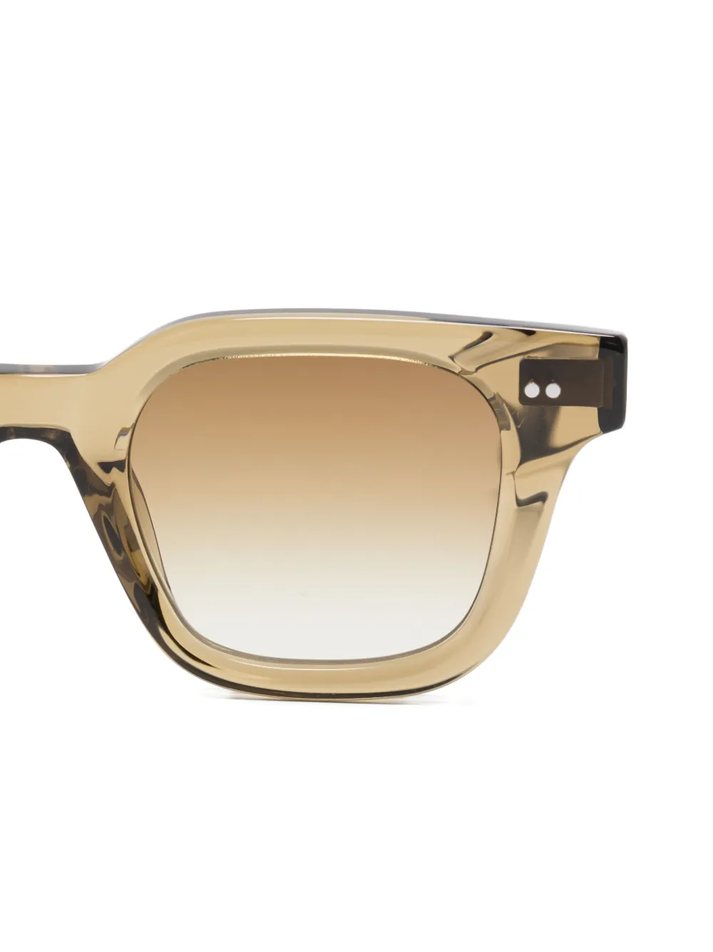 Chimi 04 zonnebril met vierkant montuur Beige