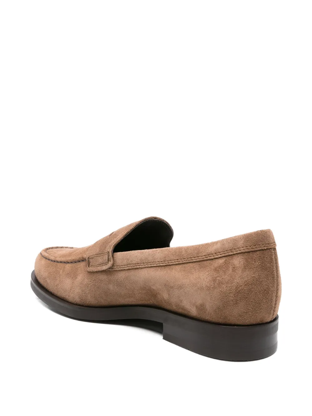 Tod's suede penny loafers Brown