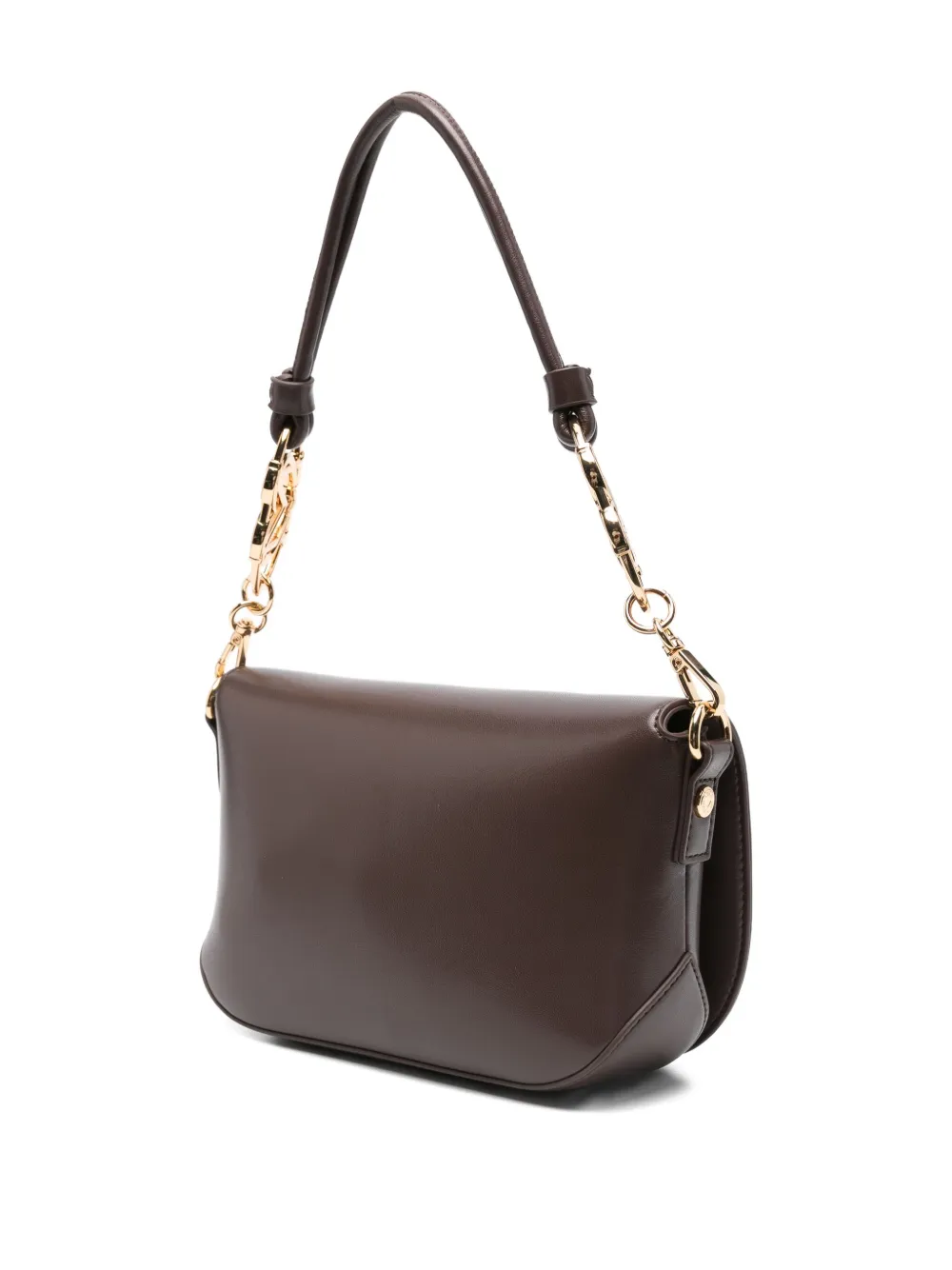 Love Moschino Schoudertas verfraaid met ketting Bruin