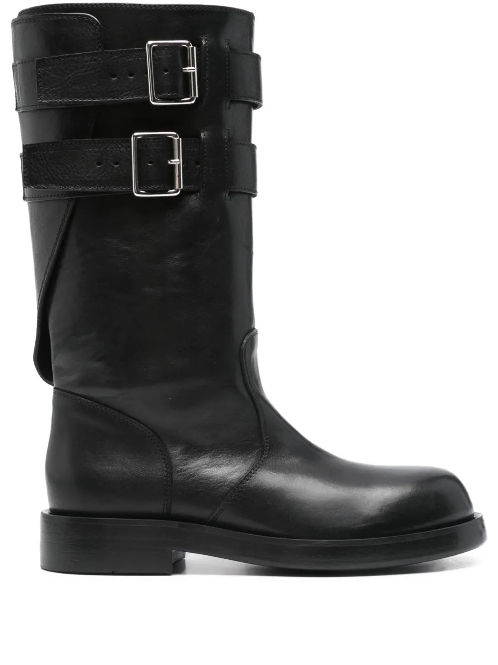 Ann Demeulemeester Osmo 35mm レザーブーツ - ブラック Ann Demeulemeester Osmo 35mm レザーブーツ - ブラック