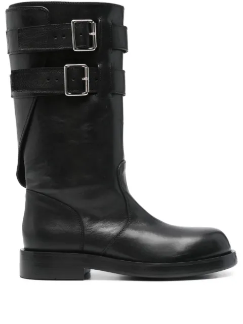 Ann Demeulemeester 35mm Osmo double-buckle leather boots