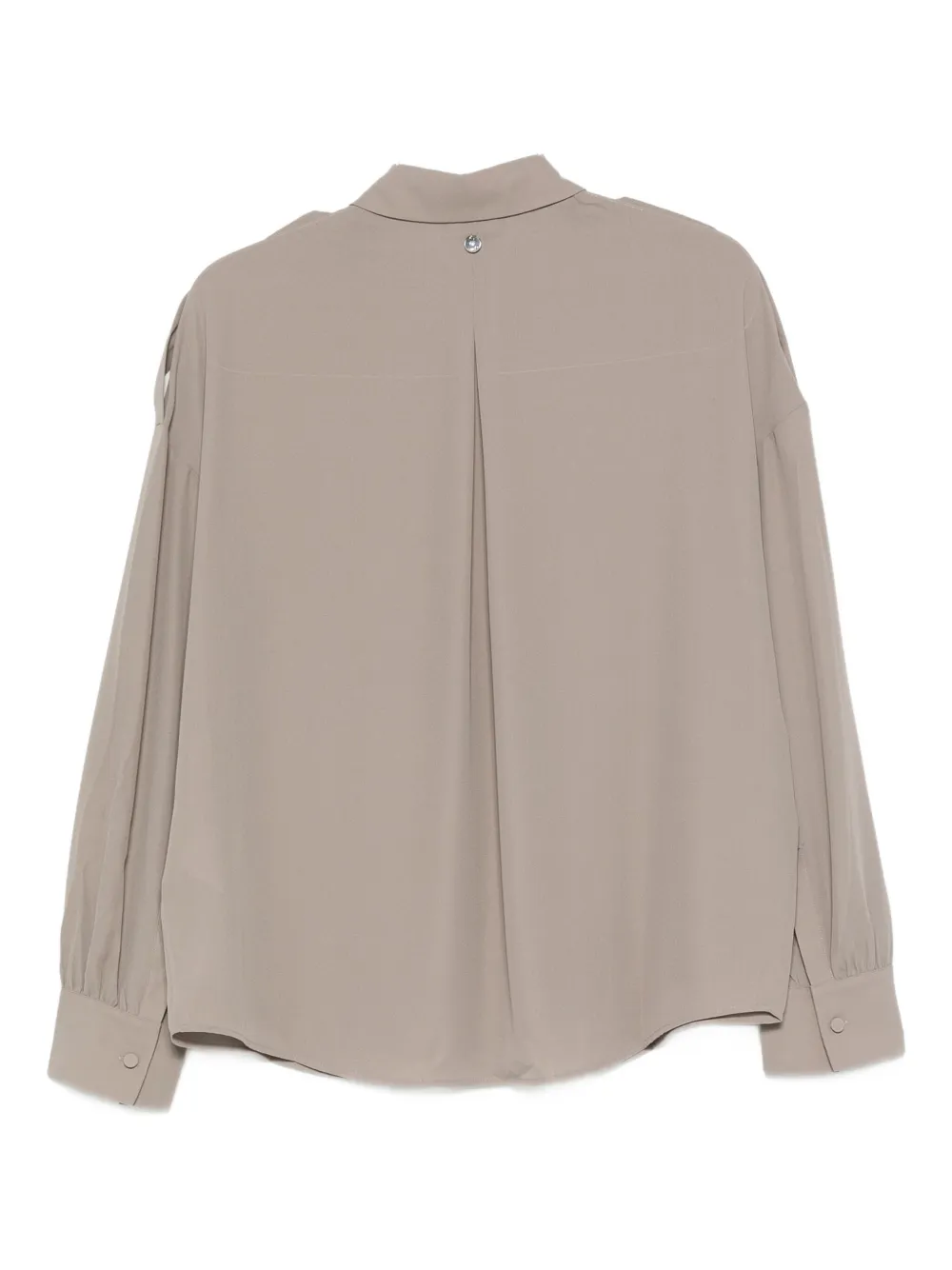 Liu •jo Sequin Pocket Shirt In Gray
