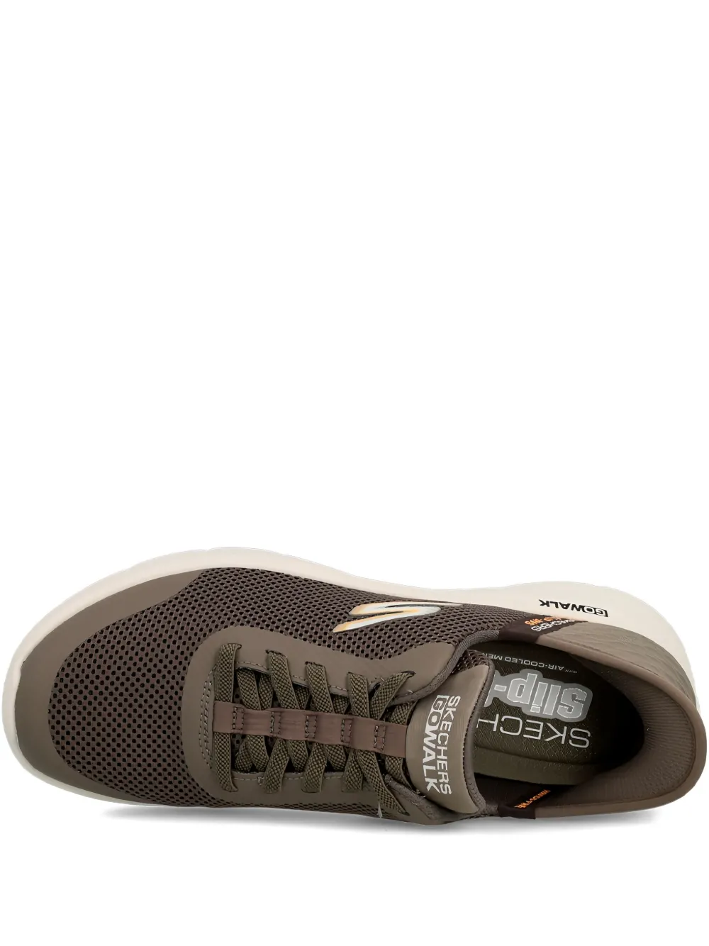 Skechers Go Walk Flex-Hands Up スリッポンスニーカー - ブラウン Skechers Go Walk Flex-Hands Up スリッポンスニーカー - ブラウン