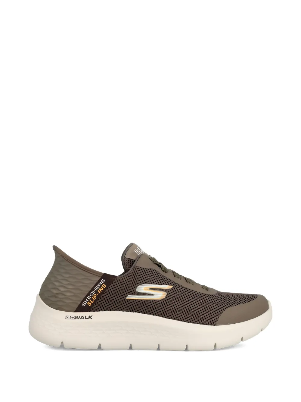 Skechers Go Walk Flex-Hands Up slip-on mesh sneakers Brown