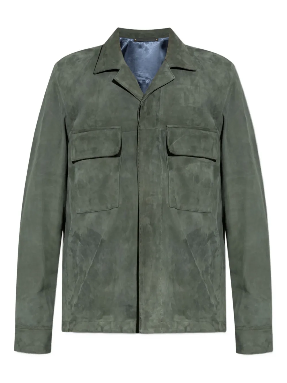 Paul Smith suede shirt jacket - グリーン Paul Smith suede shirt jacket - グリーン